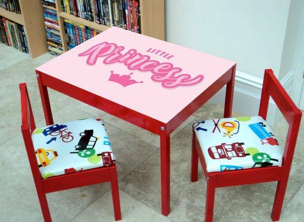 Little Princess For Kids Laminated Vinyl Cover Self-Adhesive for Desk and Tables