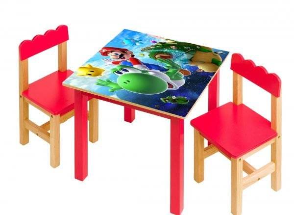 Super Mario For Kids Laminated Vinyl Cover Self-Adhesive for Desk and Tables