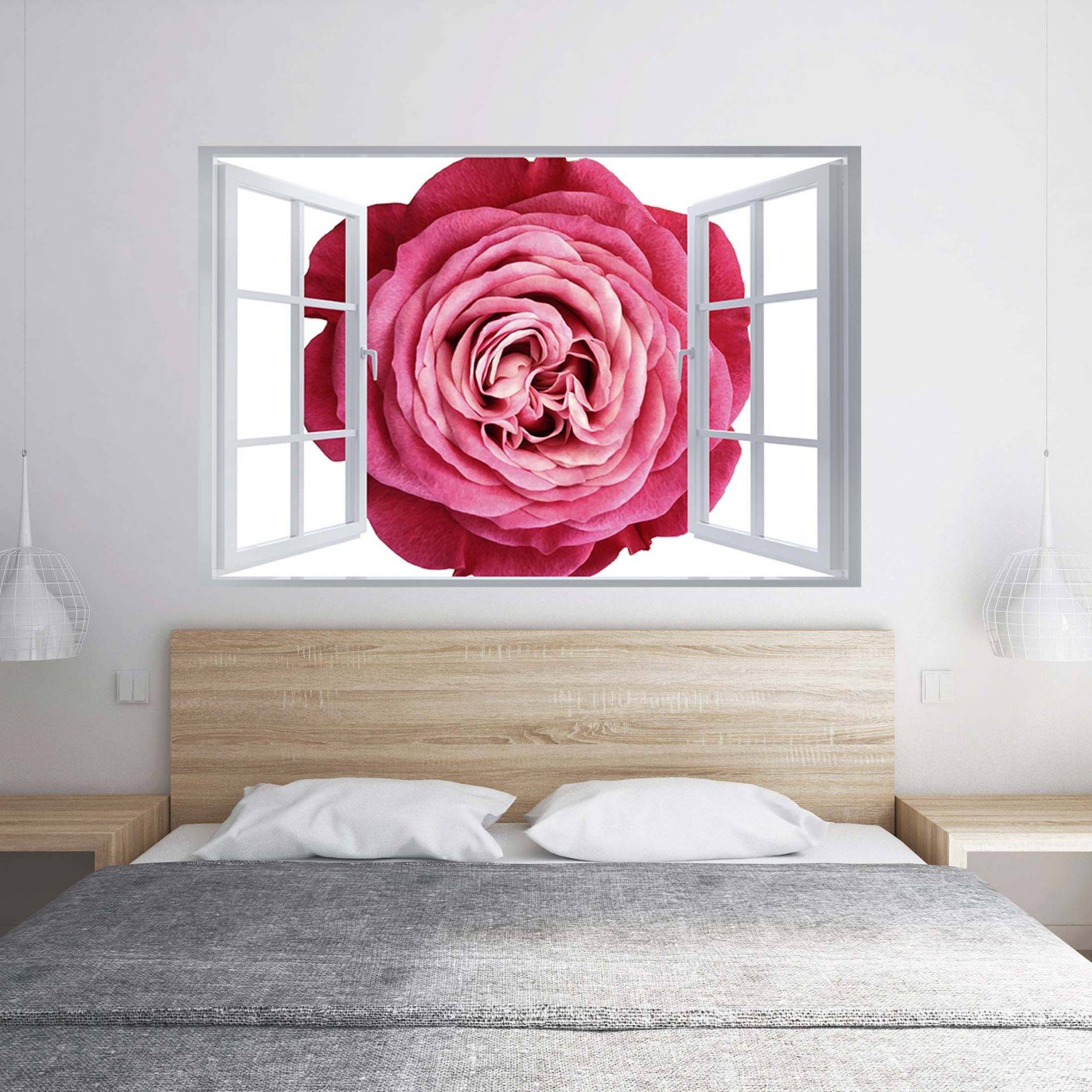 Sticker Rose mural