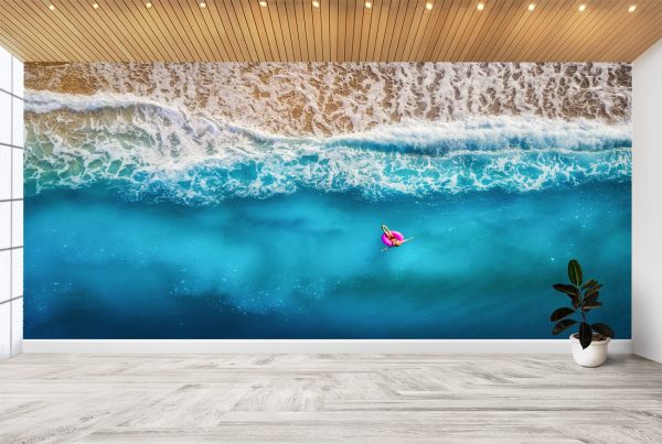 Relaxing Beach View Picture Wall Mural