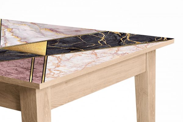 Creative Textures of Marble Laminated Self Adhesive Vinyl Table Desk Art Cover