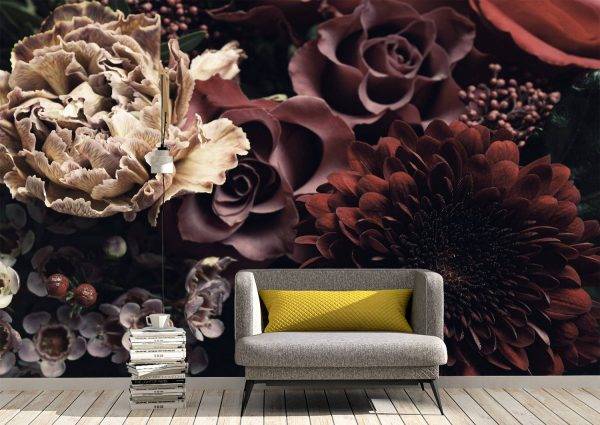 Beautiful Bouquet of Flowers Wall Mural Photo Wallpaper