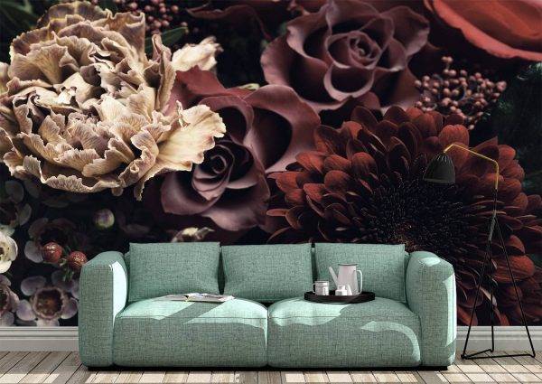 Beautiful Bouquet of Flowers Wall Mural Photo Wallpaper