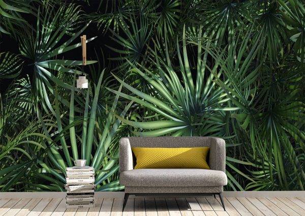 Tropical palm leaves Wall Mural Photo Wallpaper UV Print Decal Art Décor