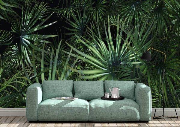 Tropical palm leaves Wall Mural Photo Wallpaper UV Print Decal Art Décor