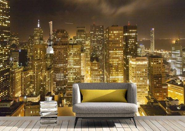 City Landscape of San Francisco Wall Mural Wallpaper