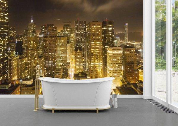 City Landscape of San Francisco Wall Mural Wallpaper