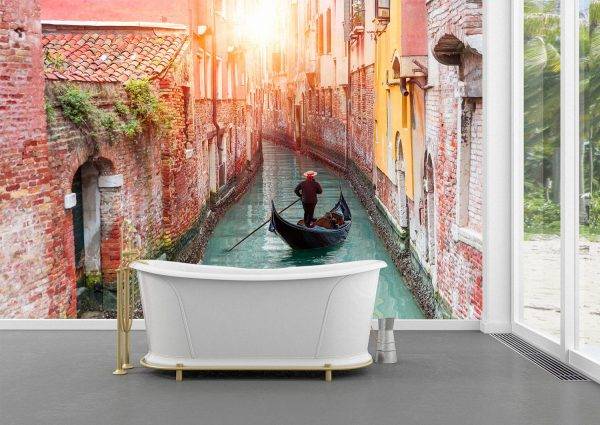 Venetian Gondolier Wall Mural Photo Wallpaper