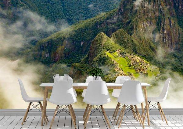 View from Machu Picchu Wall Mural Photo Wallpaper UV Print Decal Art Décor