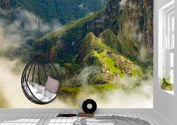 View from Machu Picchu Wall Mural Photo Wallpaper UV Print Decal Art Décor