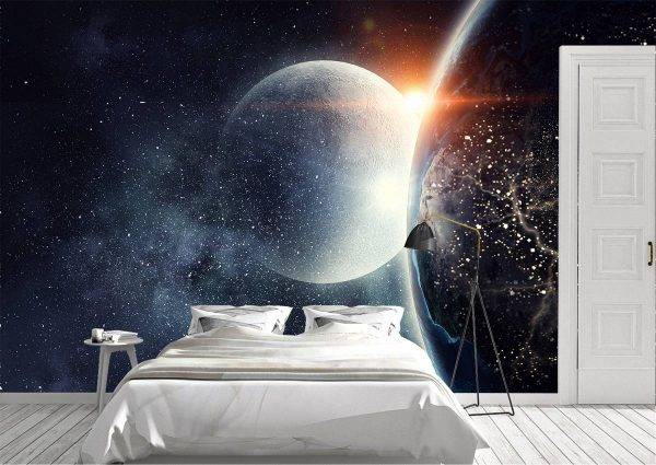 Astronomy Solar System Wall Mural Photo Wallpaper UV Print Decal Art Décor