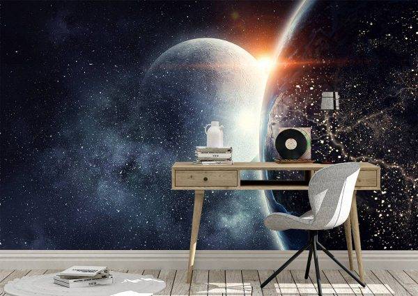 Astronomy Solar System Wall Mural Photo Wallpaper UV Print Decal Art Décor