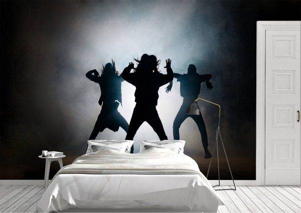 Young Hip-Hop Dancers Wall Mural Photo Wallpaper UV Print Decal Art Décor