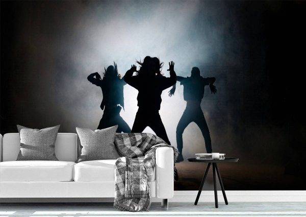 Young Hip-Hop Dancers Wall Mural Photo Wallpaper UV Print Decal Art Décor