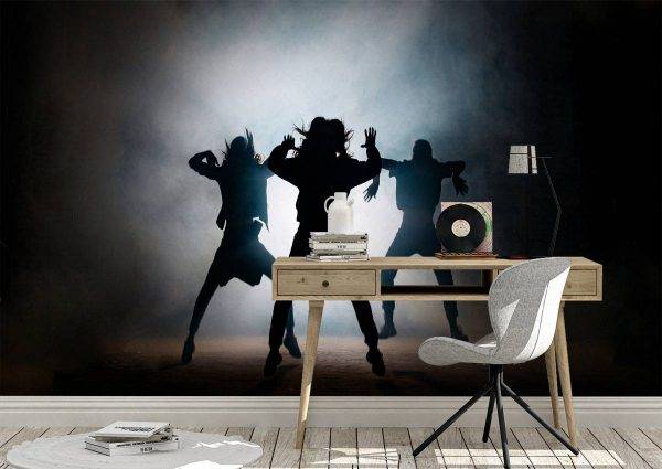 Young Hip-Hop Dancers Wall Mural Photo Wallpaper UV Print Decal Art Décor