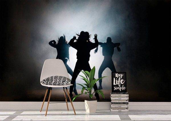 Young Hip-Hop Dancers Wall Mural Photo Wallpaper UV Print Decal Art Décor