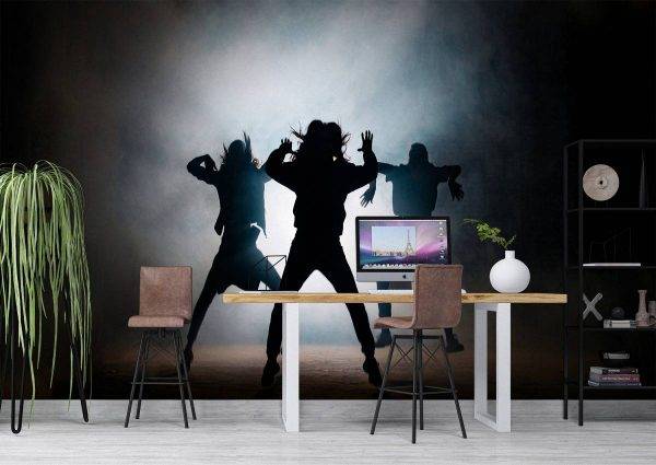 Young Hip-Hop Dancers Wall Mural Photo Wallpaper UV Print Decal Art Décor