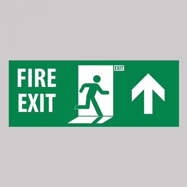 Fire exit Safety Sign