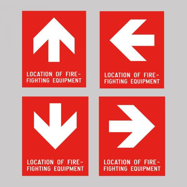 Fire Equipment Safety Sign