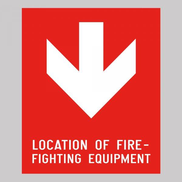 Fire Equipment Safety Sign