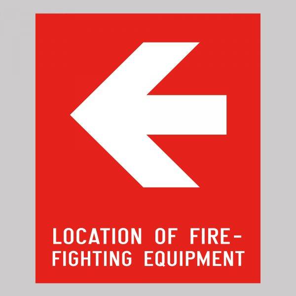 Fire Equipment Safety Sign