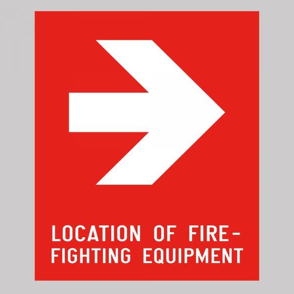 Fire Equipment Safety Sign