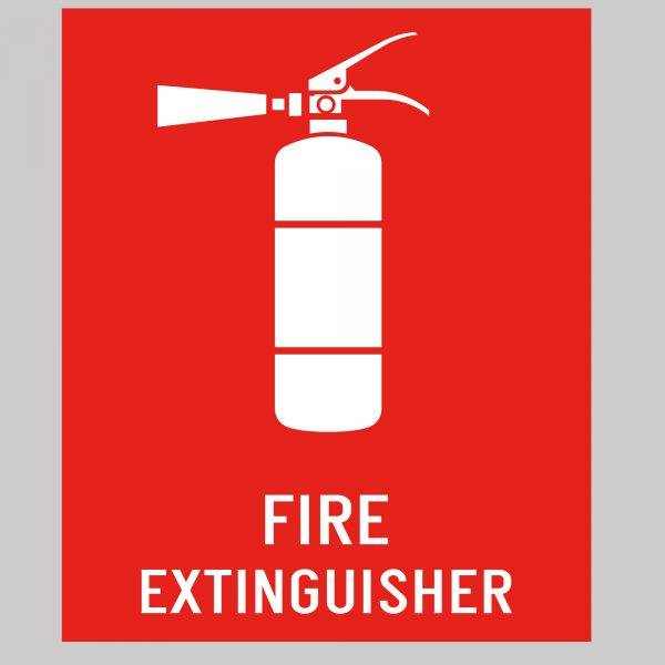 Fire Extinguisher Safety Sign