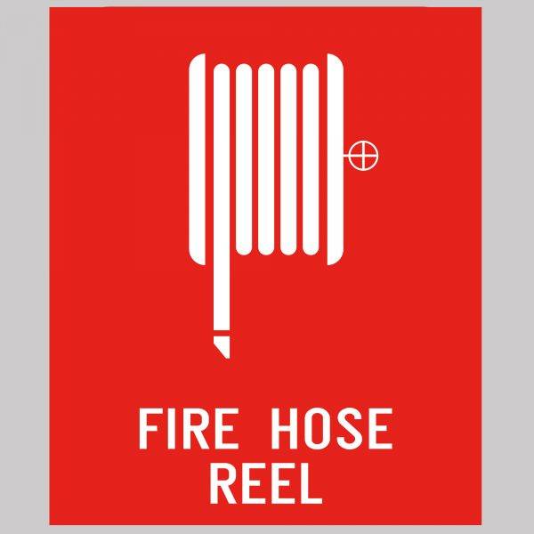 Fire Hose Reel Safety Sign