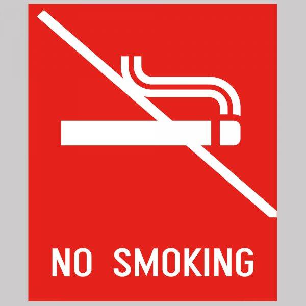 No Smoking Red Safety