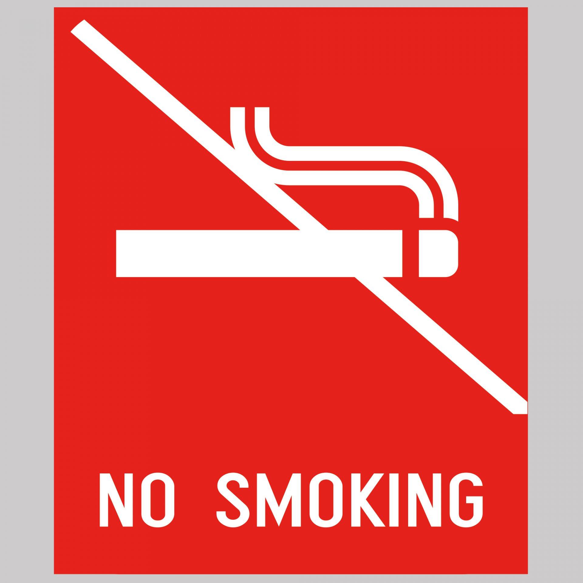 No Smoking Red Safety