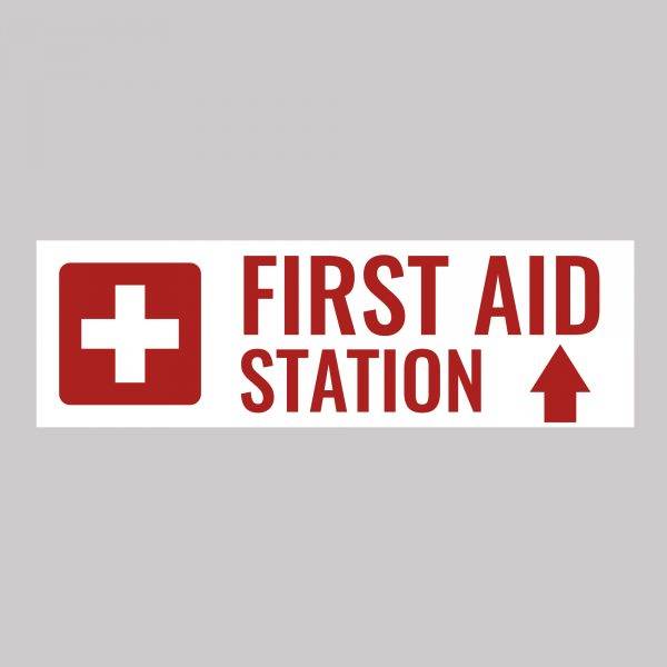 First Aid Station Safety Sign