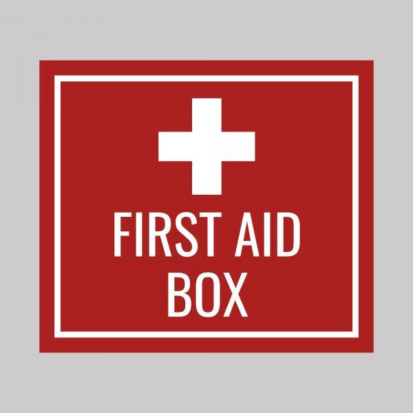 First Aid Box Safety Sign