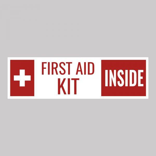 First Aid Kit Safety Sign