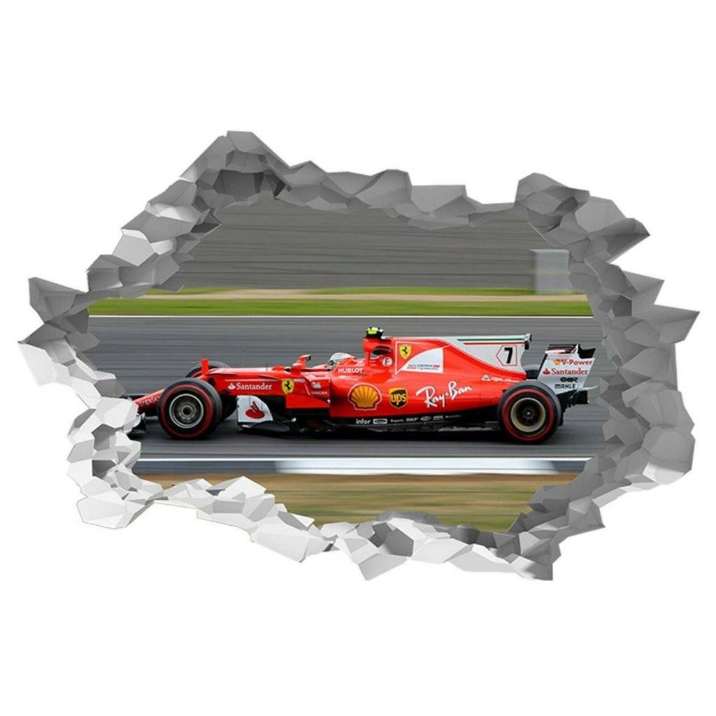  Formula 1 F1 Race Poster- Wall Sticker - Blue Side Studio